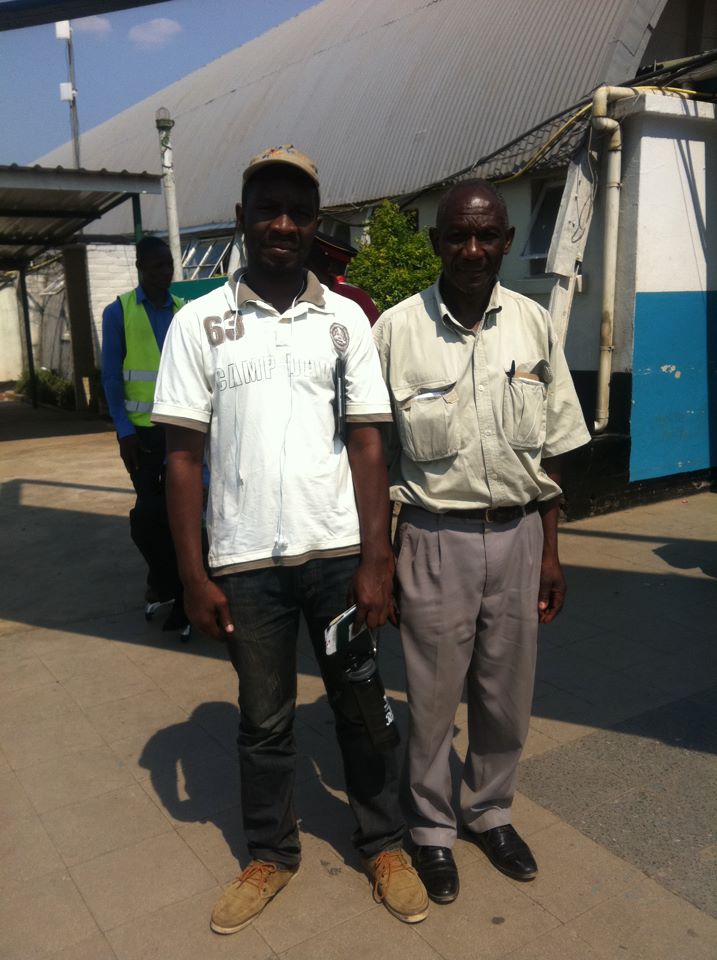 John Kaniki and Mathias Bumie